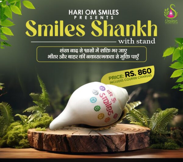 Smiles Shankh With Stand